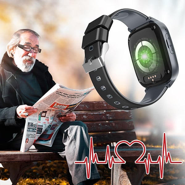 Tính năng đo nhịp tim trên đồng hồ dựa vào cảm biến hồng ngoại ở mặt dưới thiết bị