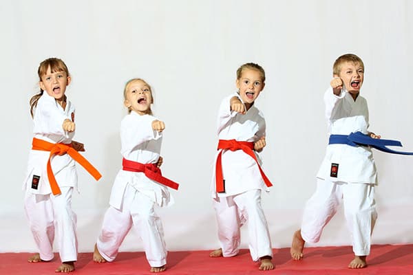 Đối với trẻ nhỏ thì nên học các môn võ thuật như judo, Jiu Jitsu
