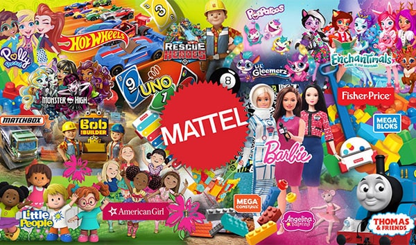 Mattel nổi tiếng về sản phẩm búp bê Barbie