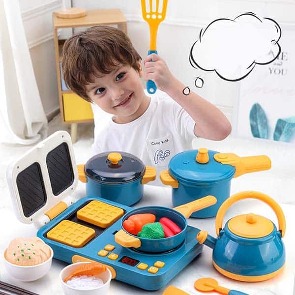 Bộ đồ chơi nấu ăn chứa nhiều phẩm màu gây nguy hiểm cho sức khỏe bé